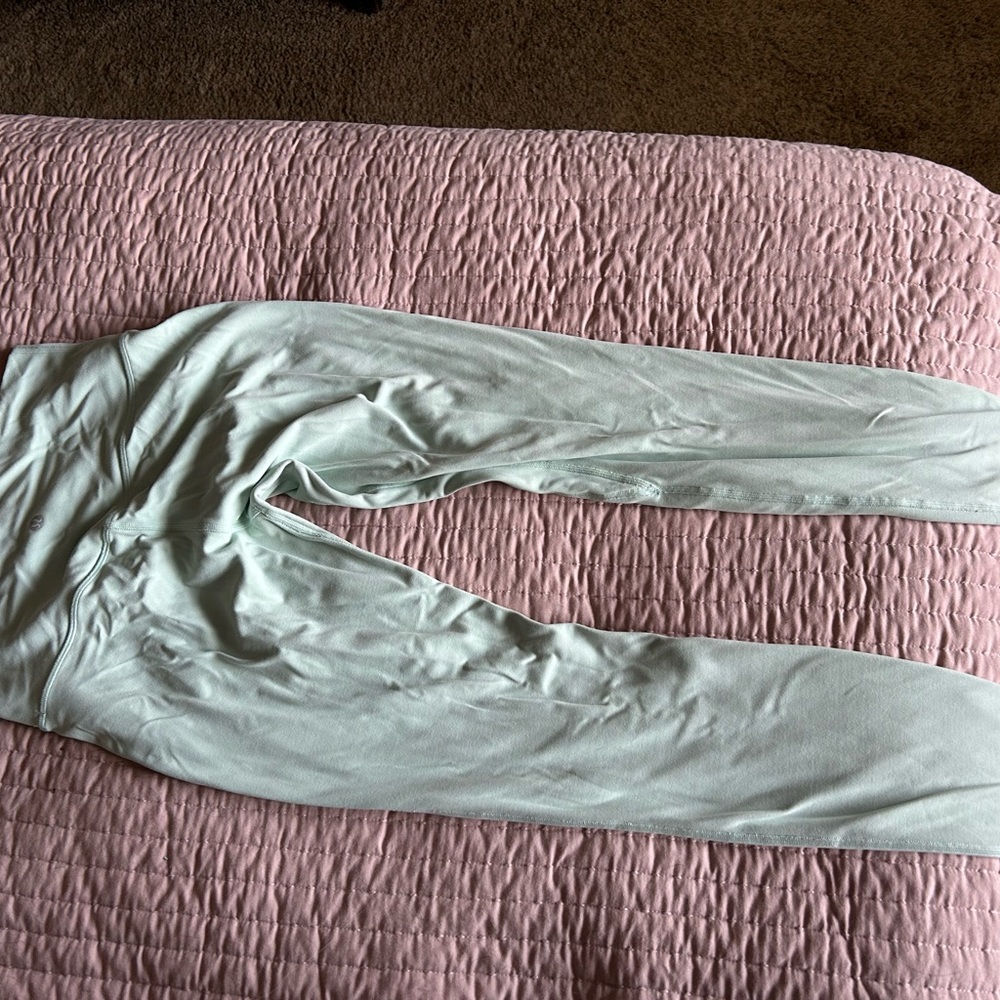 lululemon athletica Light Green Leggings